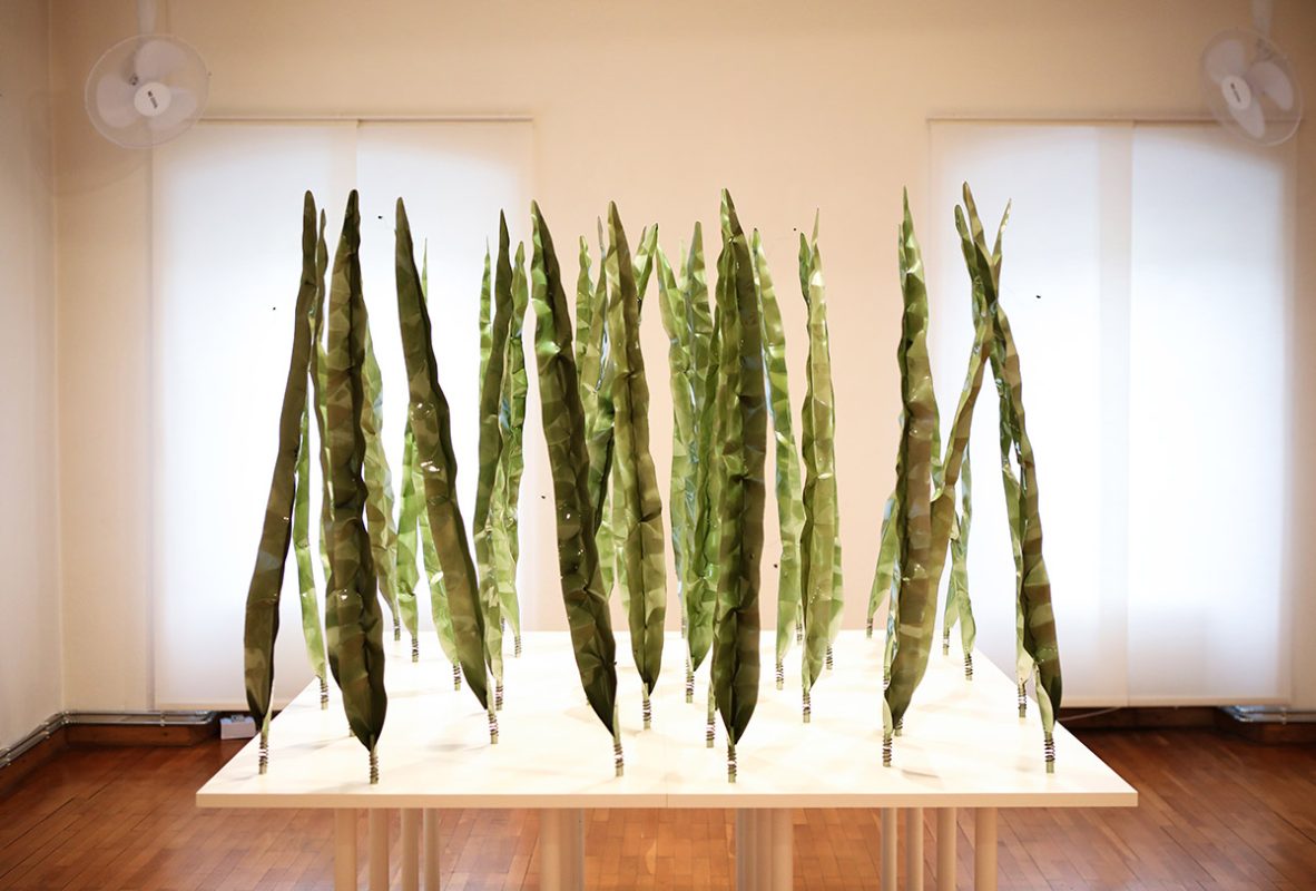 kinetic installation art bioart by nina koželj